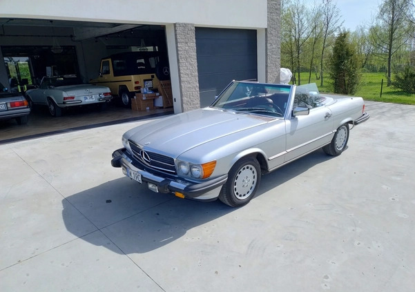 Mercedes-Benz SL cena 140000 przebieg: 280000, rok produkcji 1987 z Bielawa małe 704